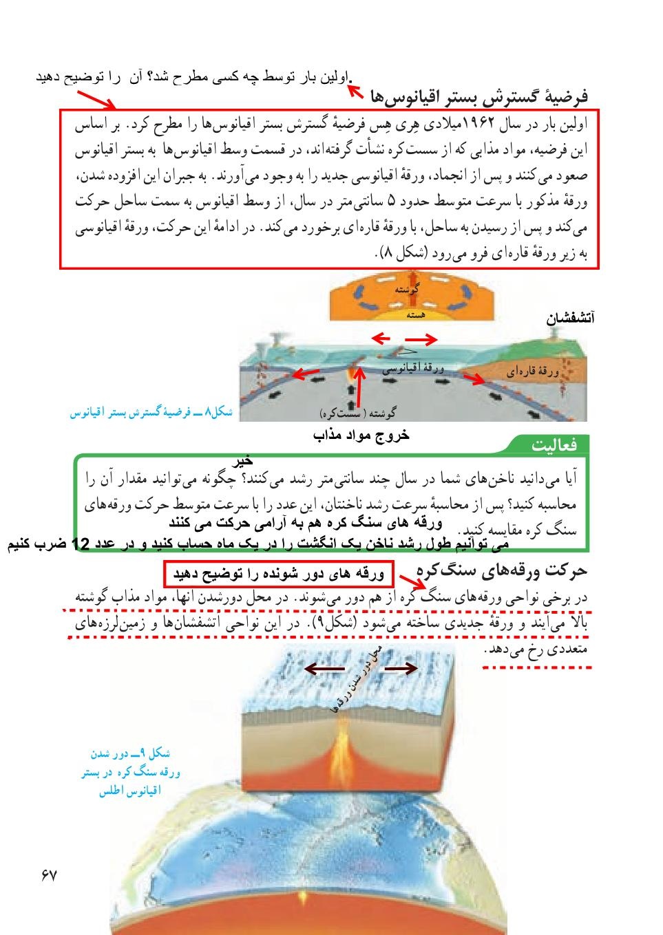 علوم نهم نکته های مهم کتاب فصل ششم فیلم ها