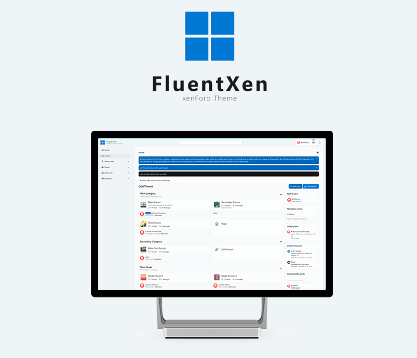 FluentXen - قالب FluentXen برای زنفورو