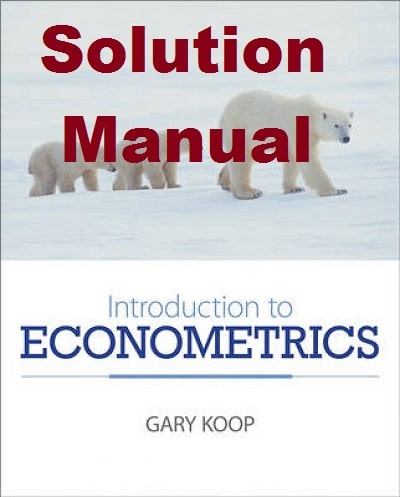 حل المسائل کتاب اقتصاد سنجی گری کوپ Gary Koop
