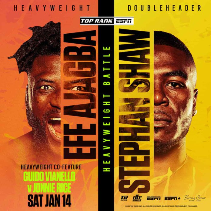 دانلود رویداد بوکس :2023-01-14 Top Rank Boxing on ESPN: Ajagba vs. Shaw